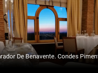 Reserve ahora una mesa en Parador De Benavente. Condes Pimentel