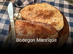 Reserve ahora una mesa en Bodegon Manrique