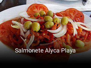 Reserve ahora una mesa en Salmonete Alyca Playa