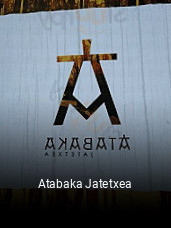 Atabaka Jatetxea reservar mesa