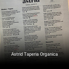 Astrid Taperia Organica reserva de mesa
