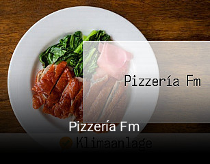 Pizzería Fm reservar en línea