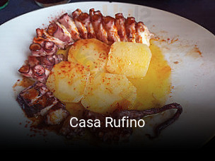 Casa Rufino reserva de mesa
