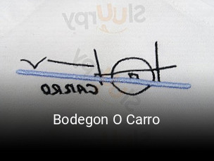 Bodegon O Carro reservar en línea