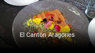 El Cantón Aragones reserva de mesa