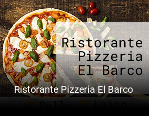 Reserve ahora una mesa en Ristorante Pizzeria El Barco