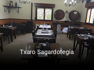 Reserve ahora una mesa en Txaro Sagardotegia