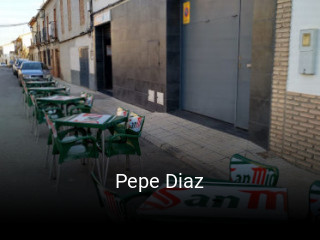 Pepe Diaz reservar en línea