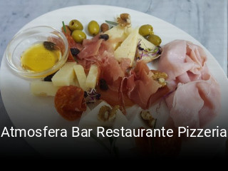 Reserve ahora una mesa en Atmosfera Bar Restaurante Pizzeria