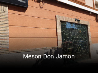 Meson Don Jamon reserva de mesa