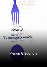 Reserve ahora una mesa en Meson Gregorio Ii