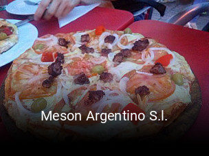 Reserve ahora una mesa en Meson Argentino S.l.