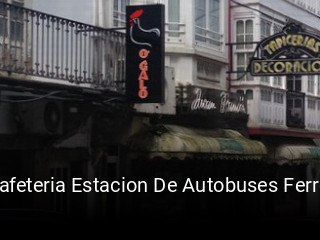 Cafeteria Estacion De Autobuses Ferrol reserva