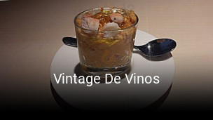Vintage De Vinos reservar en línea