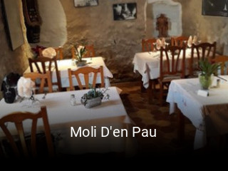 Reserve ahora una mesa en Moli D'en Pau