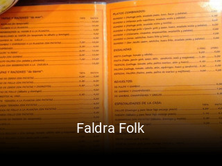 Reserve ahora una mesa en Faldra Folk