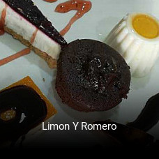 Limon Y Romero reserva de mesa