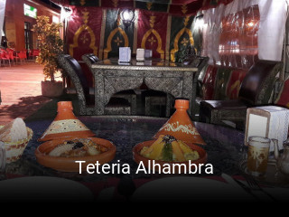 Teteria Alhambra reservar mesa