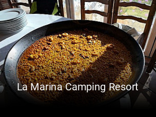 La Marina Camping Resort reserva de mesa