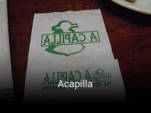 Acapilla reserva