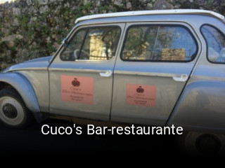 Reserve ahora una mesa en Cuco's Bar-restaurante