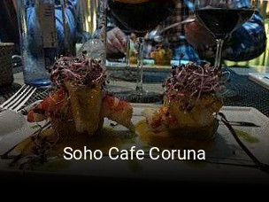 Soho Cafe Coruna reservar en línea