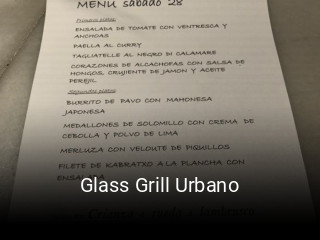 Reserve ahora una mesa en Glass Grill Urbano