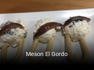 Meson El Gordo reserva de mesa