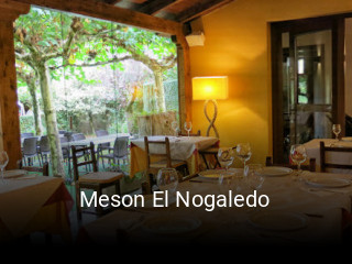 Reserve ahora una mesa en Meson El Nogaledo