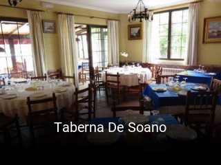 Taberna De Soano reserva de mesa
