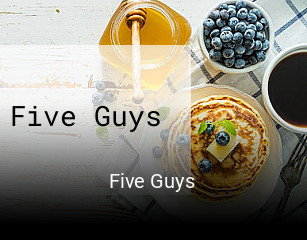 Five Guys reservar mesa