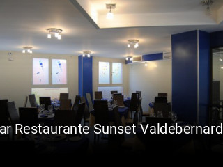 Bar Restaurante Sunset Valdebernardo reservar en línea