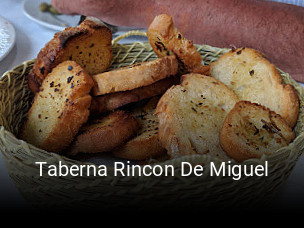 Taberna Rincon De Miguel reserva de mesa