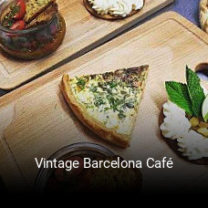 Vintage Barcelona Café reserva de mesa