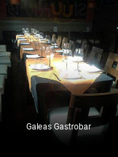 Galeas Gastrobar reserva de mesa