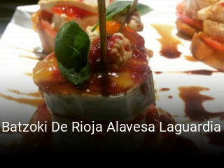 Reserve ahora una mesa en Batzoki De Rioja Alavesa Laguardia