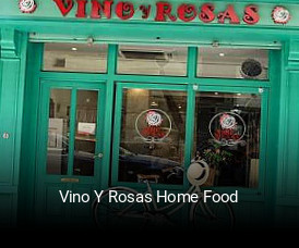 Reserve ahora una mesa en Vino Y Rosas Home Food
