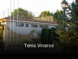 Tenis Vinaros reservar mesa