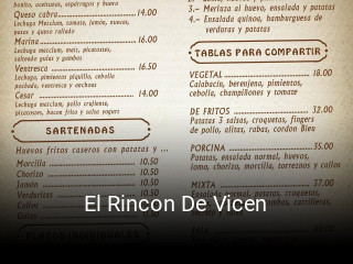 El Rincon De Vicen reservar en línea