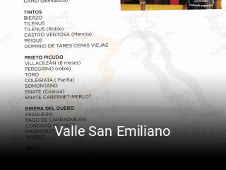 Valle San Emiliano reservar en línea