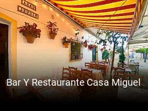 Bar Y Restaurante Casa Miguel reserva de mesa