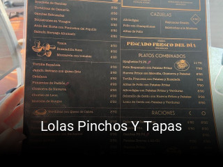 Reserve ahora una mesa en Lolas Pinchos Y Tapas