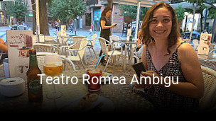 Teatro Romea Ambigu reservar mesa