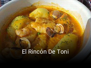 Reserve ahora una mesa en El Rincón De Toni