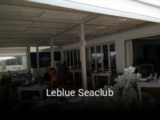 Leblue Seaclub reserva de mesa