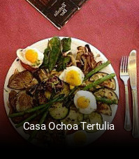 Reserve ahora una mesa en Casa Ochoa Tertulia