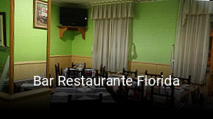 Bar Restaurante Florida reservar mesa