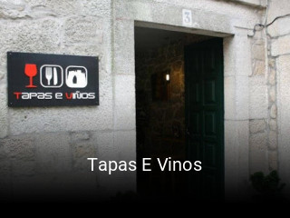 Tapas E Vinos reservar en línea