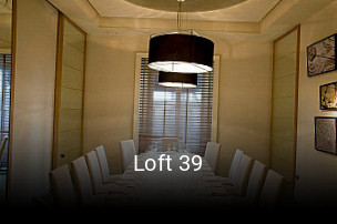 Loft 39 reservar en línea