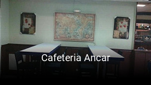 Cafeteria Ancar reservar mesa